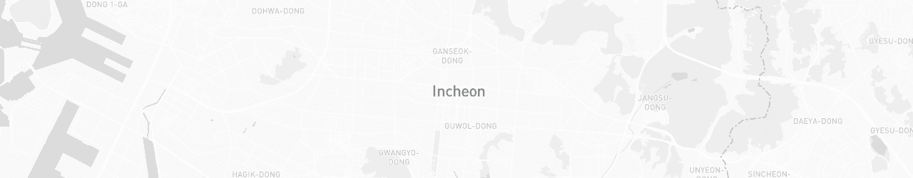 Mapa de Incheon