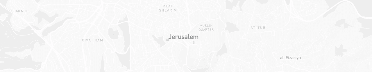 Mapa de Jerusalén